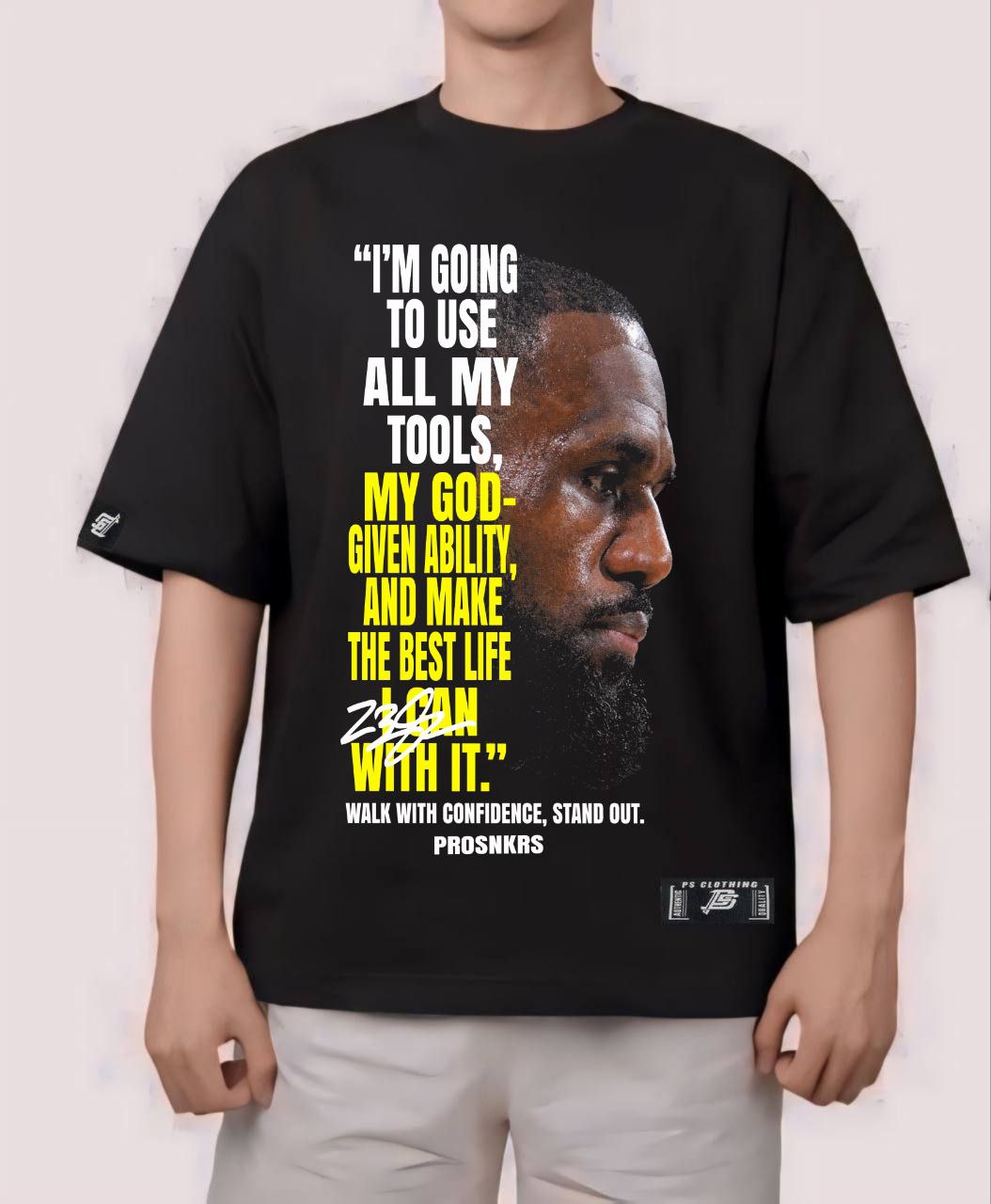 NBA "IM GOING TO USE ALL MY TOOLS" OVERSIZE PREMIUM DESIGN