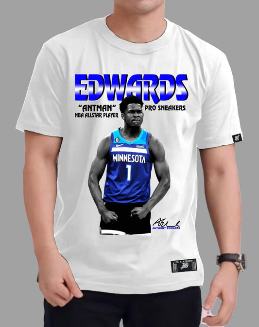 NBA ANTHONY EDWARD ROUND NECK REGULAR FIT PREMIUM DESIGN