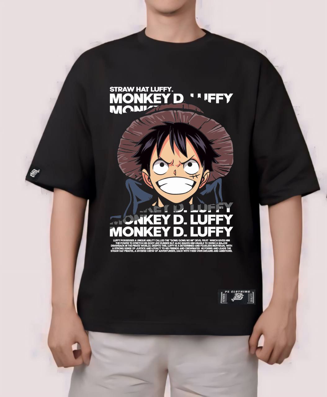 MONKEY D. LUFFY ONE PIECE OVERSIZED PREMIUM DESIGN