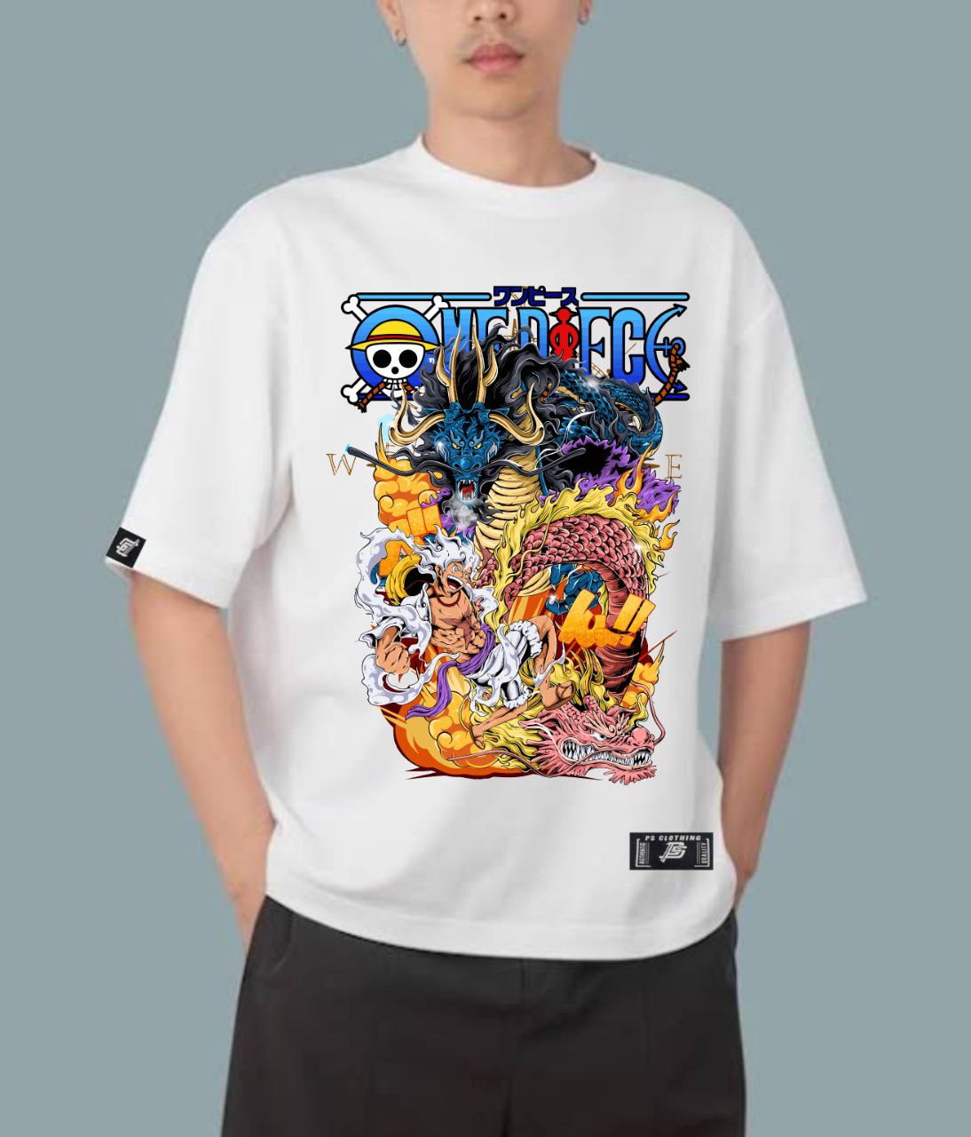 LUFFY AND KAIDO OVERSIZE PREMIUM SHIRT