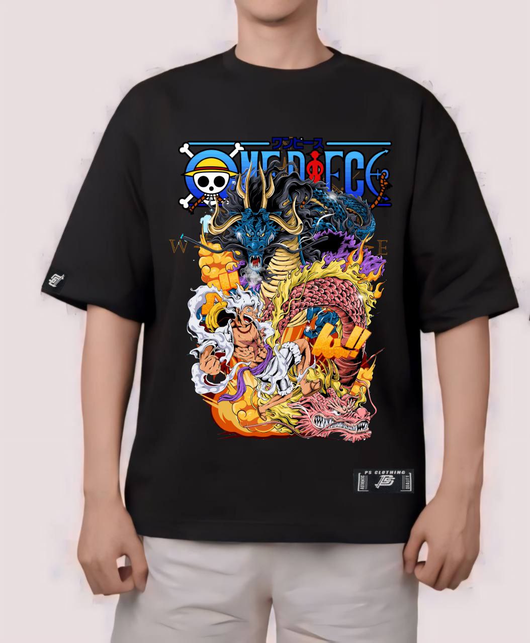 LUFFY AND KAIDO OVERSIZE PREMIUM SHIRT