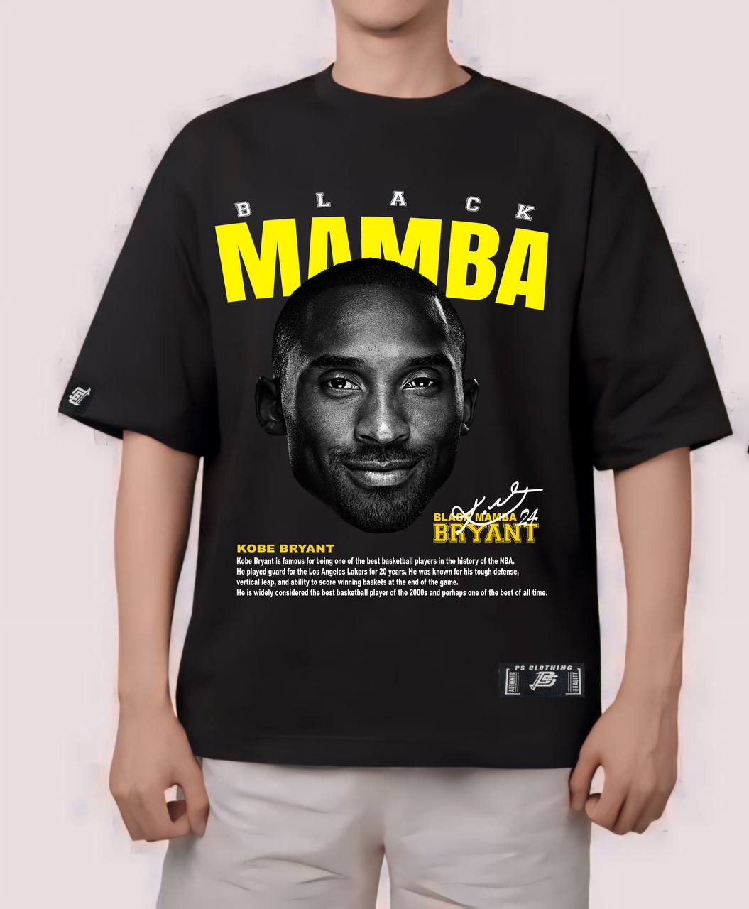 NBA HEADS "KOBE BRYANT"  OVERSIZE PREMIUM SHIRT