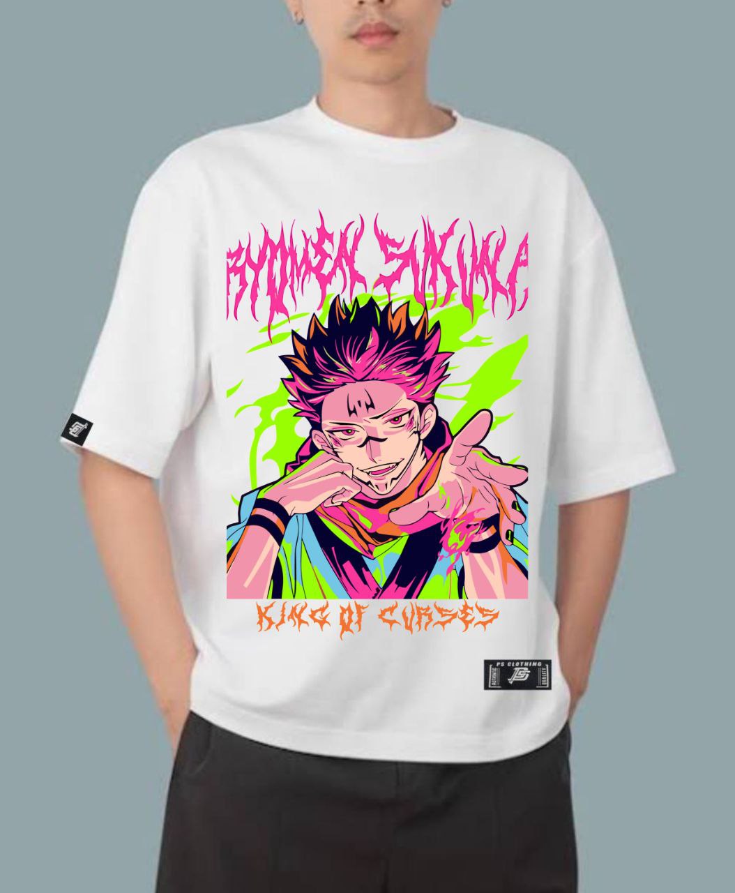 JUJUTSU KAISEN "RYOMEN SUKUNA" VERSION 1 OVERSIZE PREMIUM DESIGN