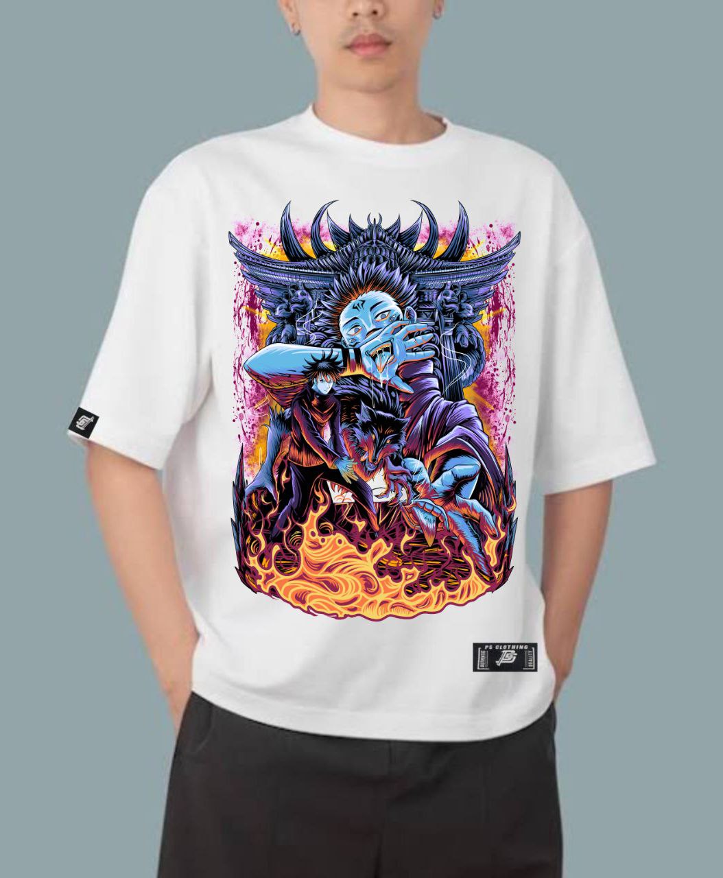 JUJUTSU KAISEN "RYOMEN SUKUNA" VERSION 4 OVERSIZE PREMIUM DESIGN