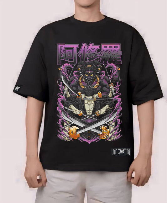 ONE PIECE  RORONOA ZORRO "ASHURA" OVERSIZE PREMIUM SHIRT