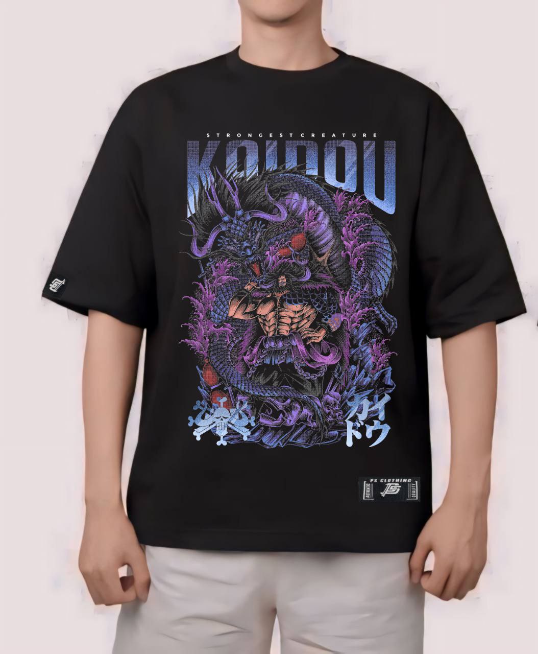 ONE PIECE  KAIDOU "STRONGEST CREATURE" OVERSIZE PREMIUM SHIRT