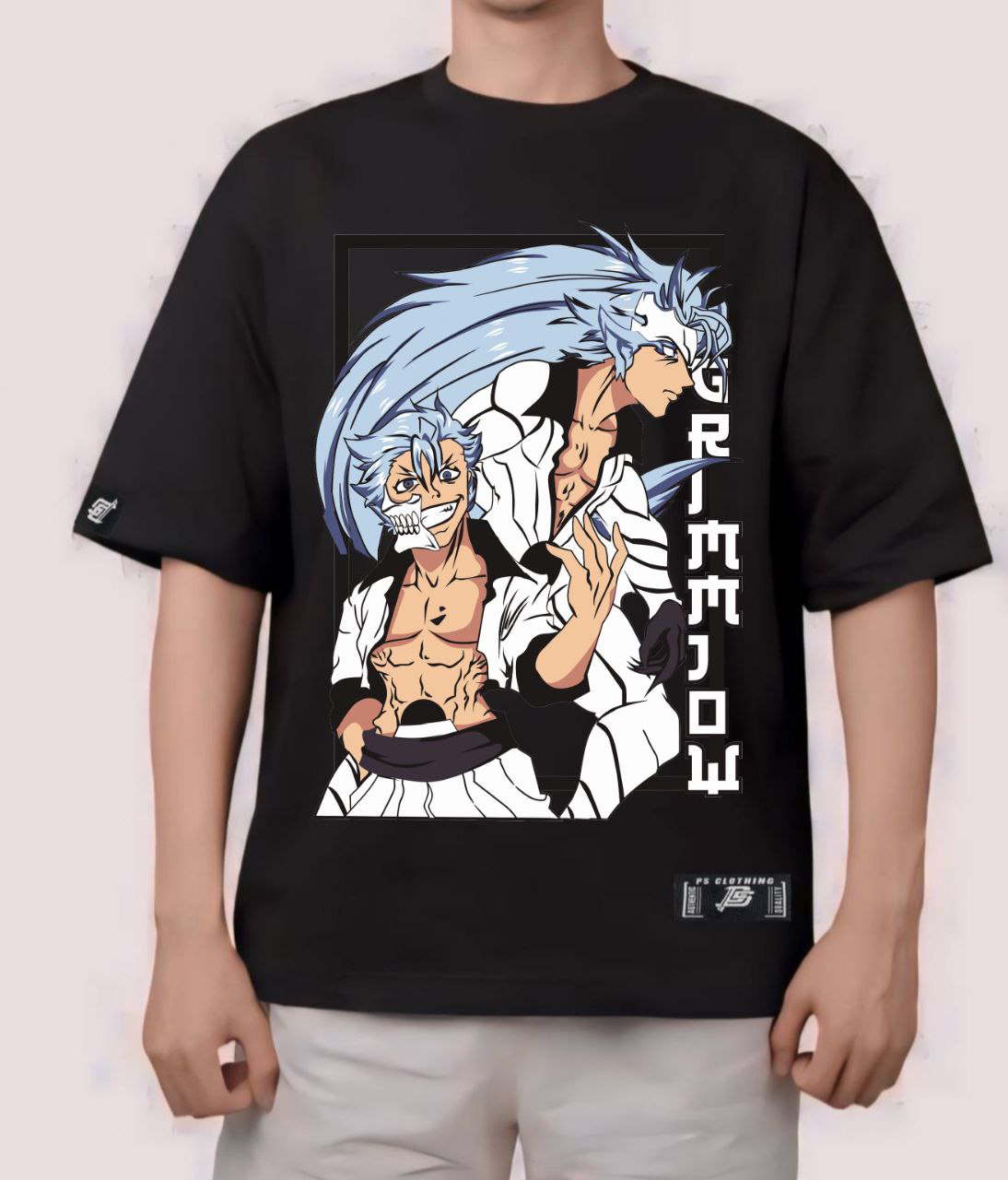 BLEACH "GRIMMJOW JAEGERJAQUEZ" OVERSIZE PREMIUM SHIRT