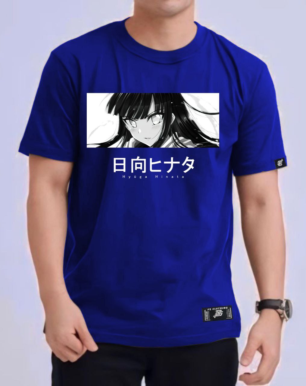 NARUTO SHIPPUDEN "HYUGA HINATA" ROUND NECK REGULAR FIT ANIME PREMIUM DESIGN