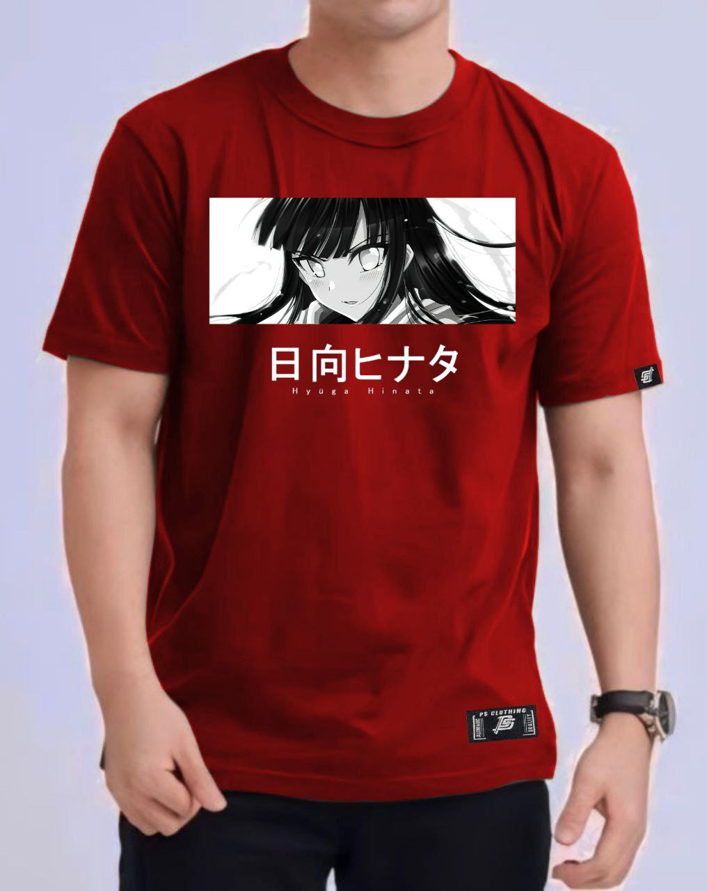 NARUTO SHIPPUDEN "HYUGA HINATA" ROUND NECK REGULAR FIT ANIME PREMIUM DESIGN