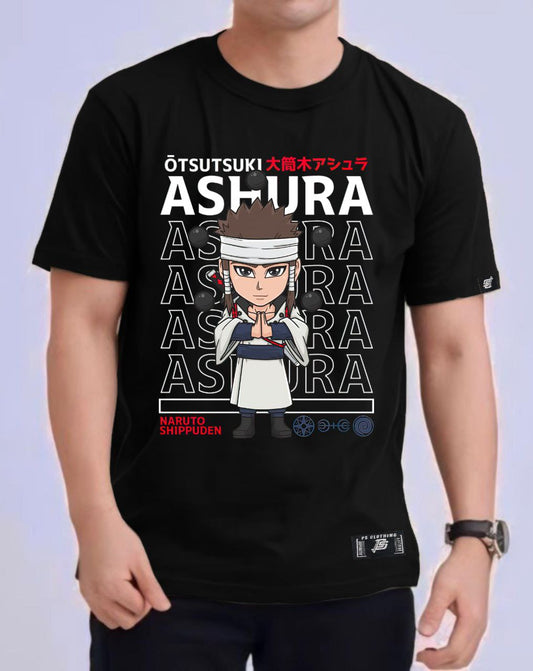 NARUTO SHIPPUDEN "ASHURA" ROUND NECK REGULAR FIT ANIME PREMIUM DESIGN