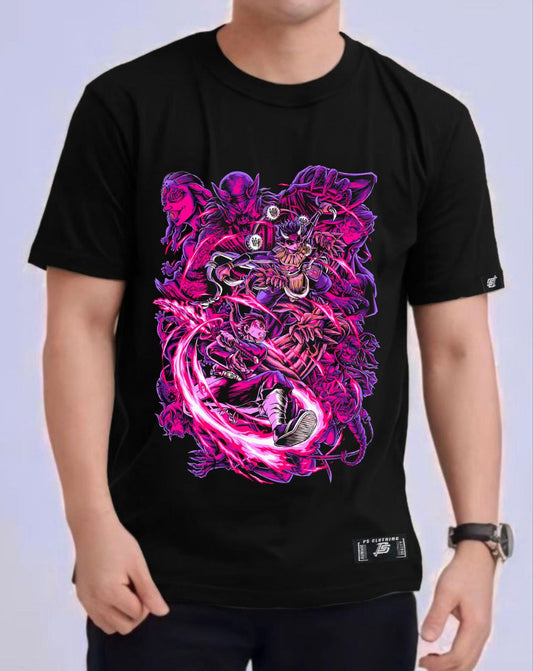 DEMON SLAYER "SWORDSMITH VILLAGE" ROUND NECK REGULAR FIT ANIME PREMIUM DESIGN