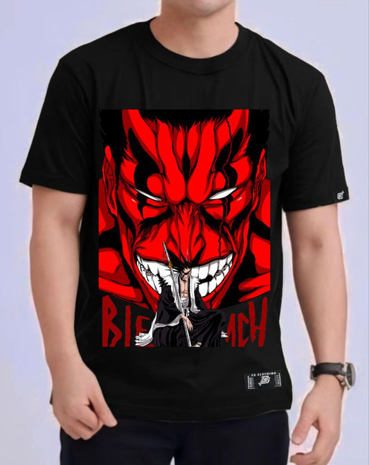 BLEACH KENPACHI ZARAKI ROUND NECK REGULAR FIT ANIME PREMIUM DESIGN