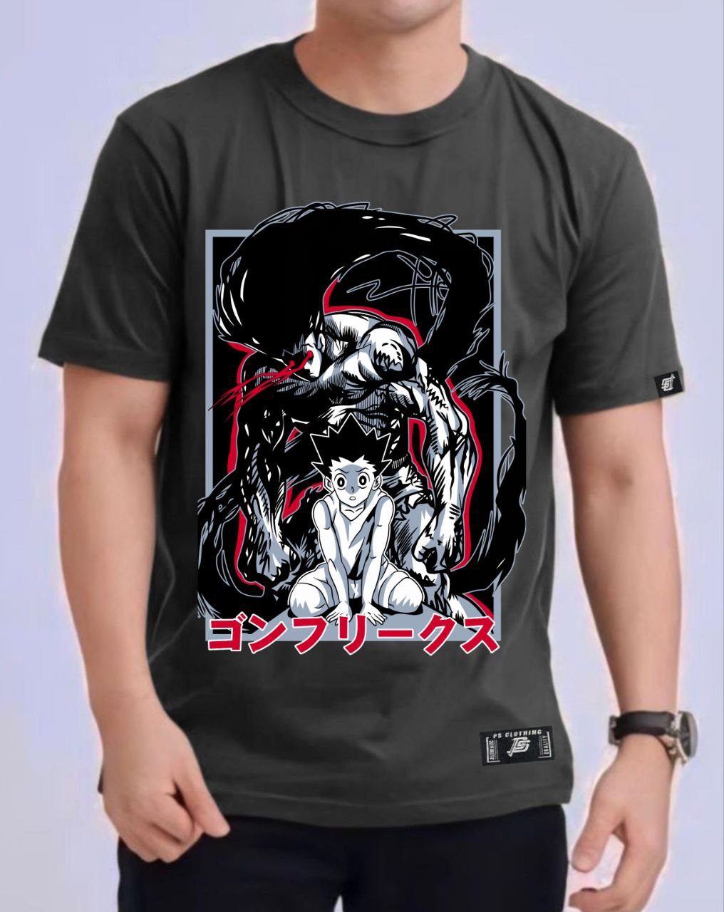 HUNTER X HUNTER GON FREECSS "RAGE" ROUND NECK REGULAR FIT ANIME PREMIUM DESIGN