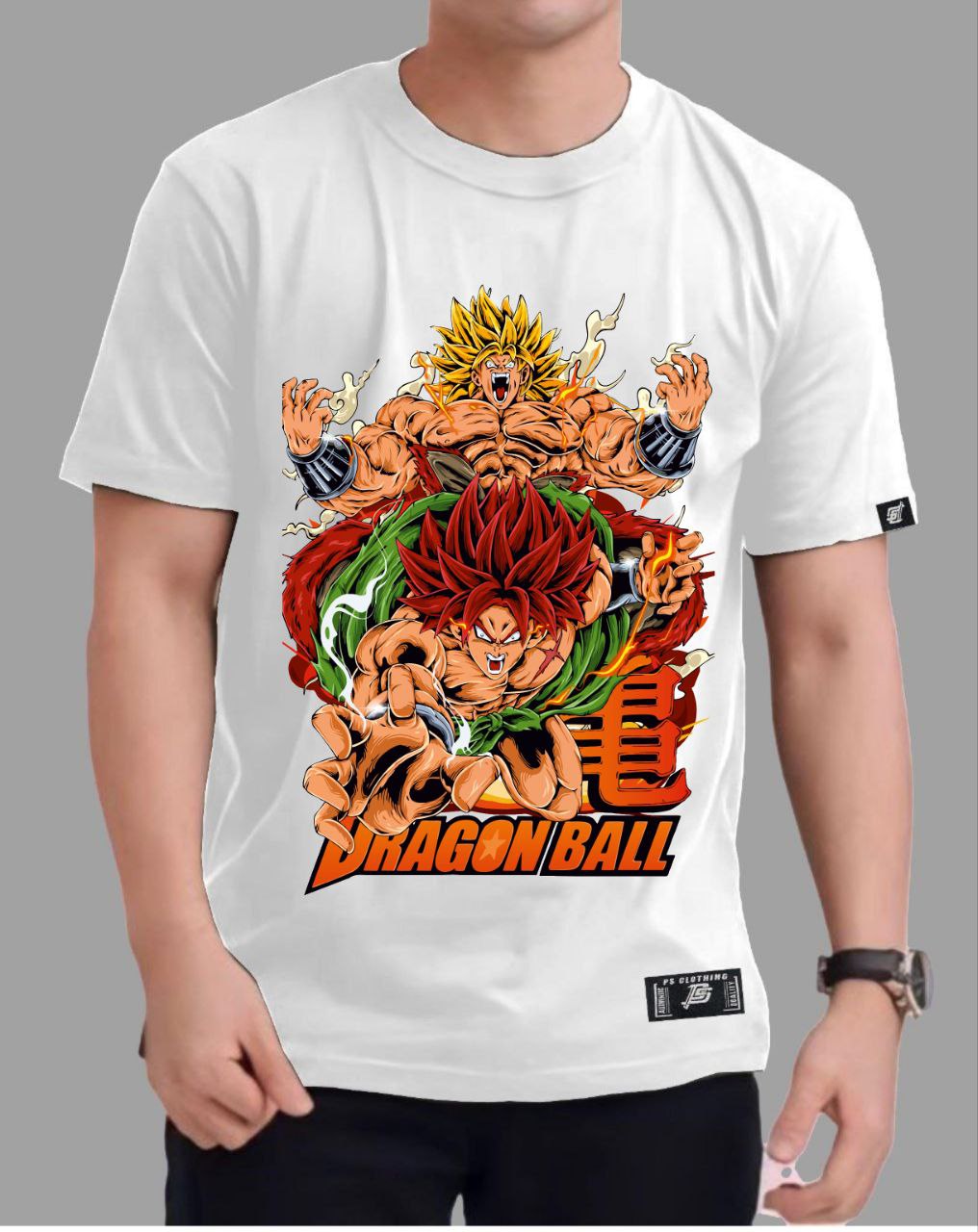 DRAGON BALL Z "BROLY" ROUND NECK REGULAR FIT ANIME PREMIUM DESIGN