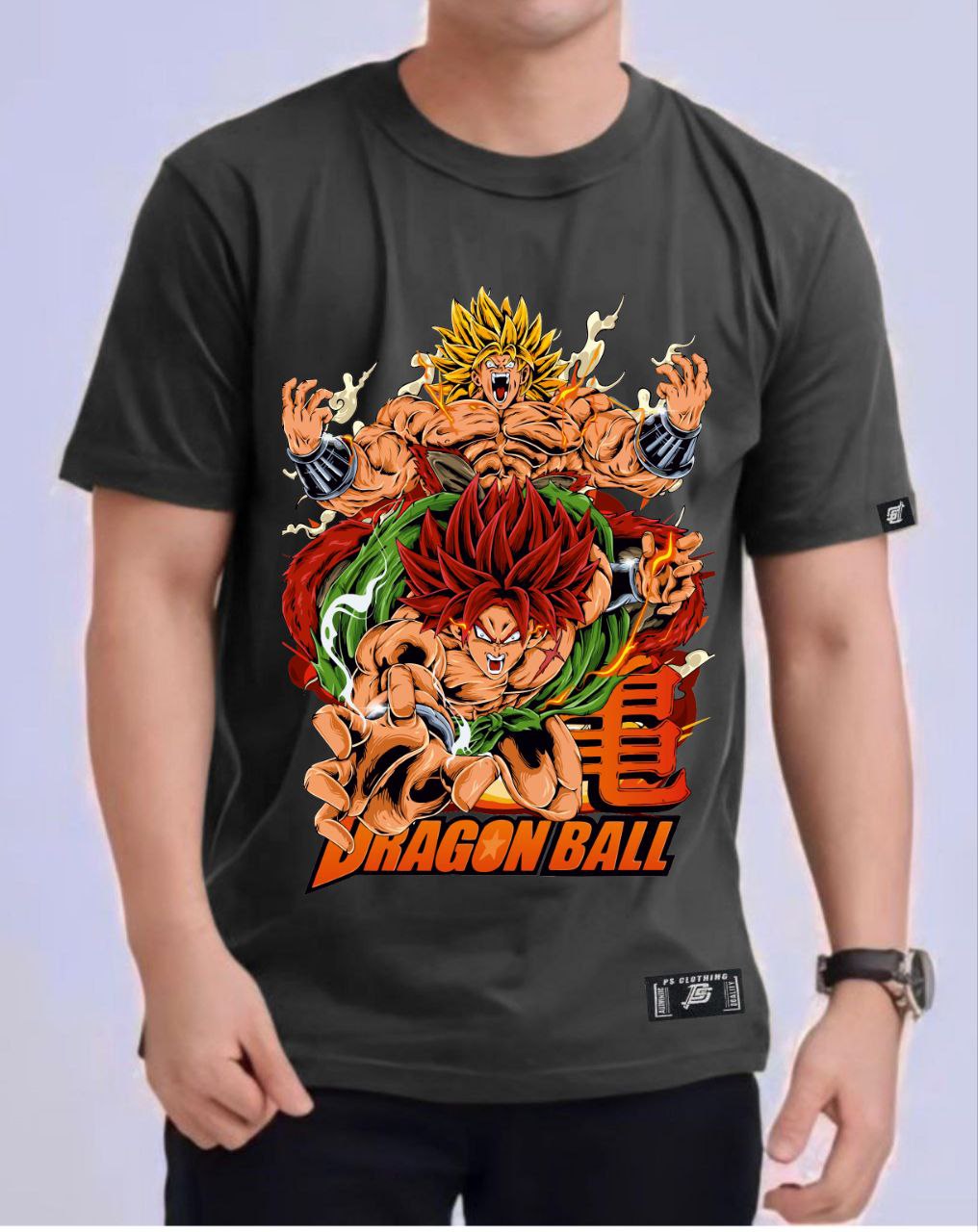 DRAGON BALL Z "BROLY" ROUND NECK REGULAR FIT ANIME PREMIUM DESIGN