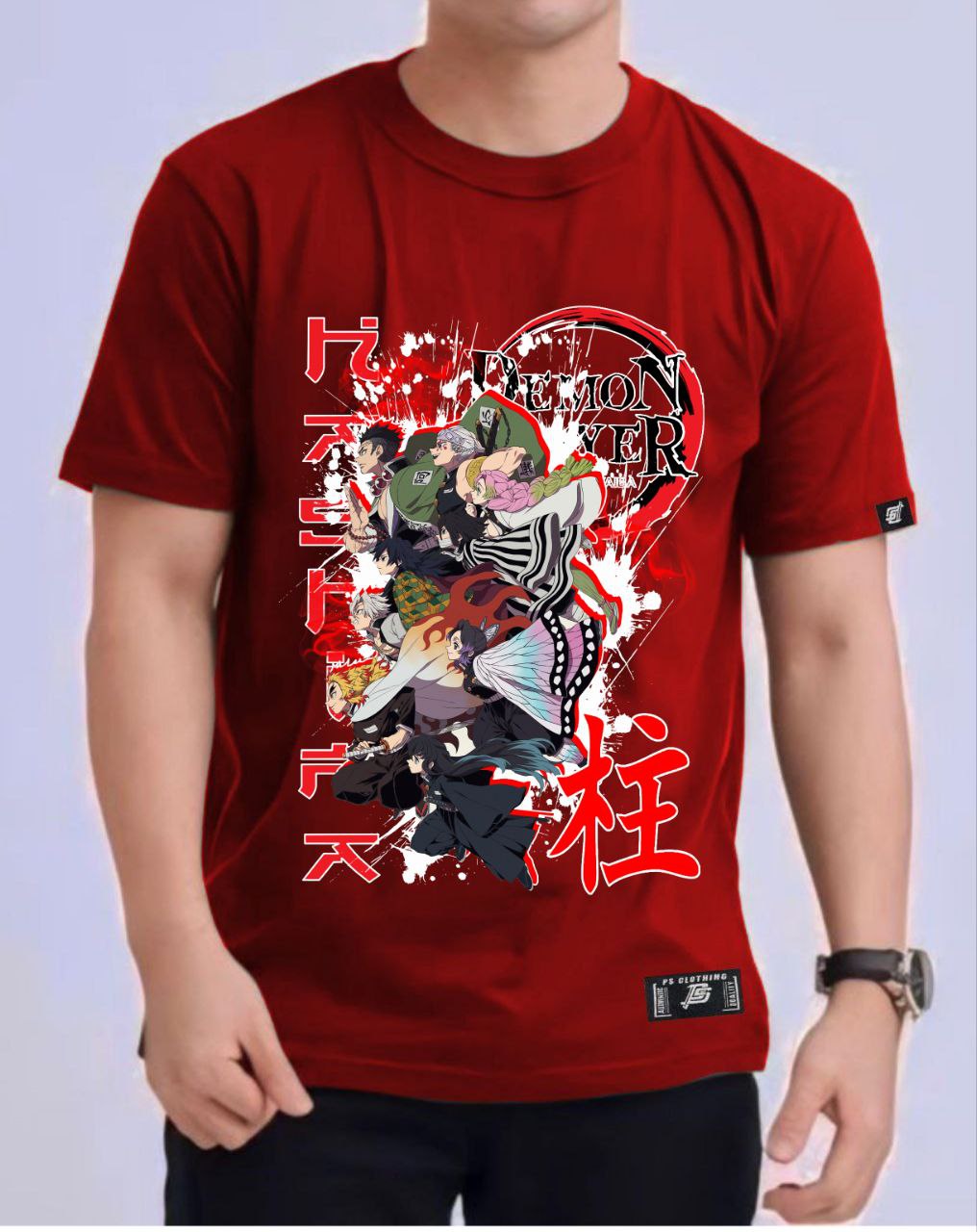 DEMON SLAYER "HASHIRA" ROUND NECK REGULAR FIT ANIME PREMIUM DESIGN