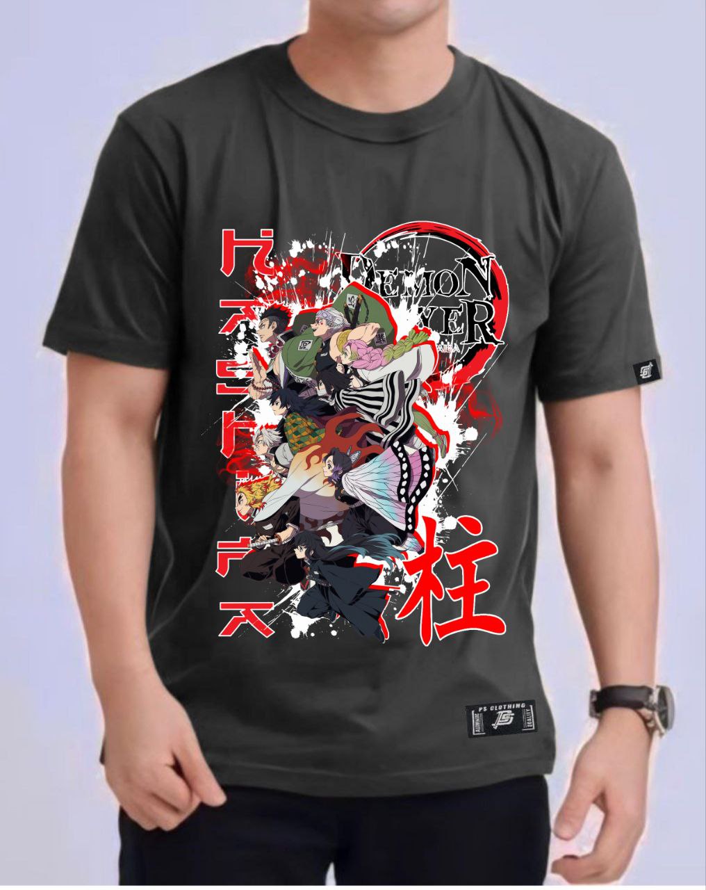 DEMON SLAYER "HASHIRA" ROUND NECK REGULAR FIT ANIME PREMIUM DESIGN