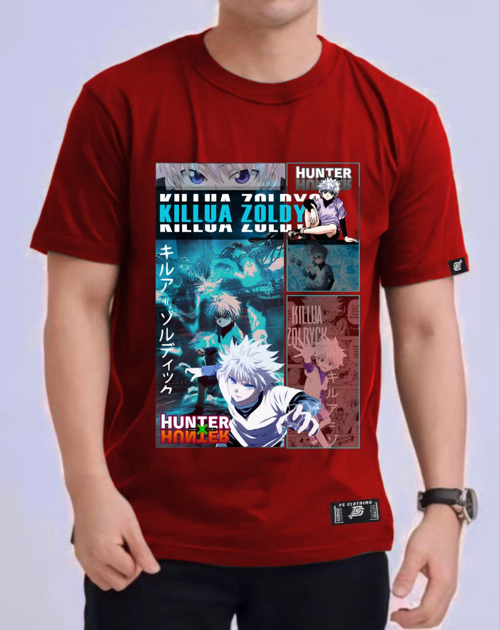 HUNTER X HUNTER "KILLUA ZOLDYCK" ROUND NECK REGULAR FIT ANIME PREMIUM DESIGN