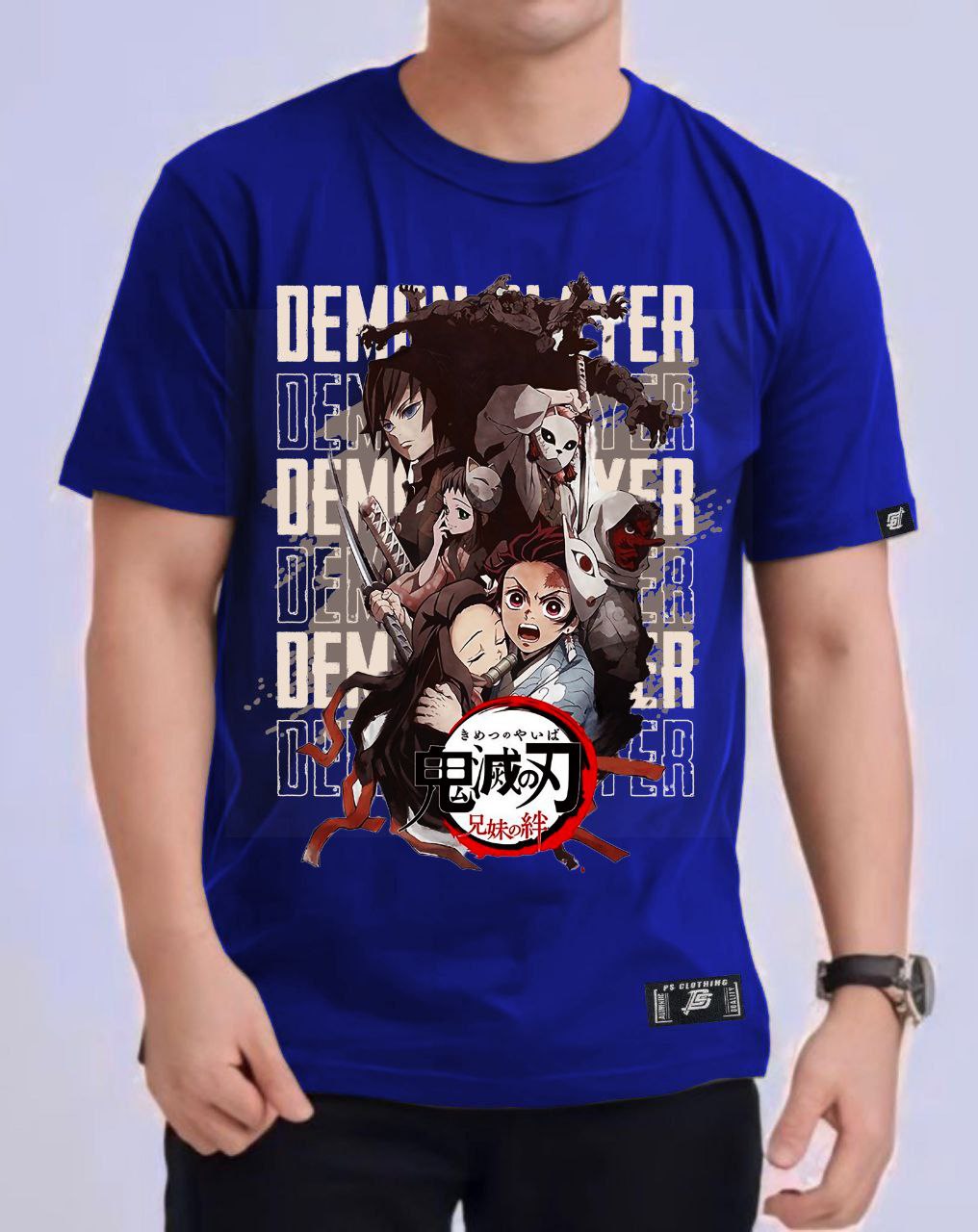 DEMON SLAYER "SEASON 1" ROUND NECK REGULAR FIT ANIME PREMIUM DESIGN