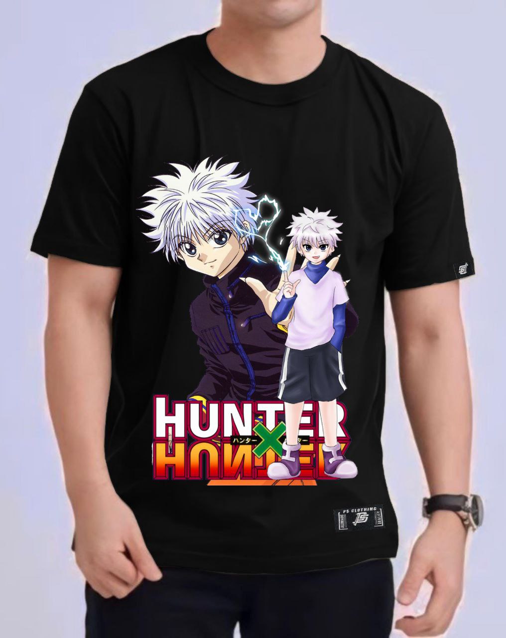 HUNTER X HUNTER "KILUA ZOLDYCK" ROUND NECK REGULAR FIT ANIME PREMIUM DESIGN