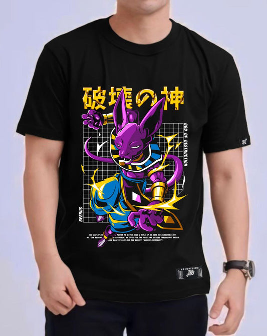 DRAGON BALL SUPER "BEERUS" NECK REGULAR FIT ANIME PREMIUM DESIGN