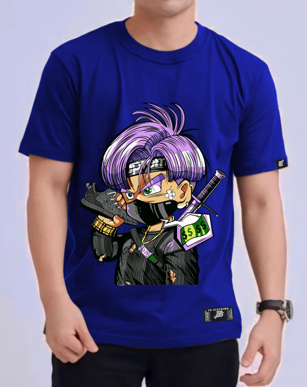 DRAGON BALL SUPER TRUNKS "SUPREME" NECK REGULAR FIT ANIME PREMIUM DESIGN