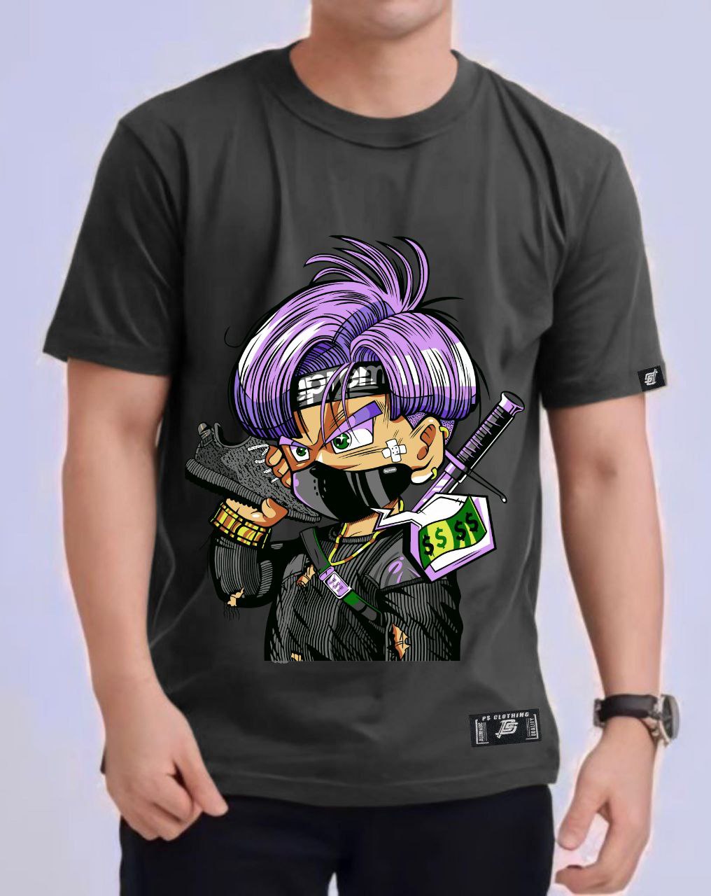 DRAGON BALL SUPER TRUNKS "SUPREME" NECK REGULAR FIT ANIME PREMIUM DESIGN