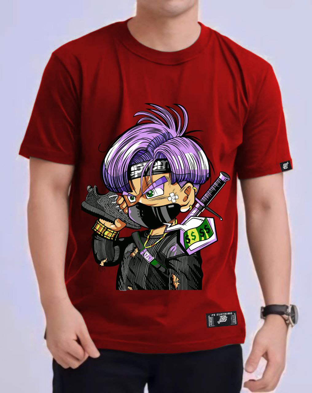 DRAGON BALL SUPER TRUNKS "SUPREME" NECK REGULAR FIT ANIME PREMIUM DESIGN