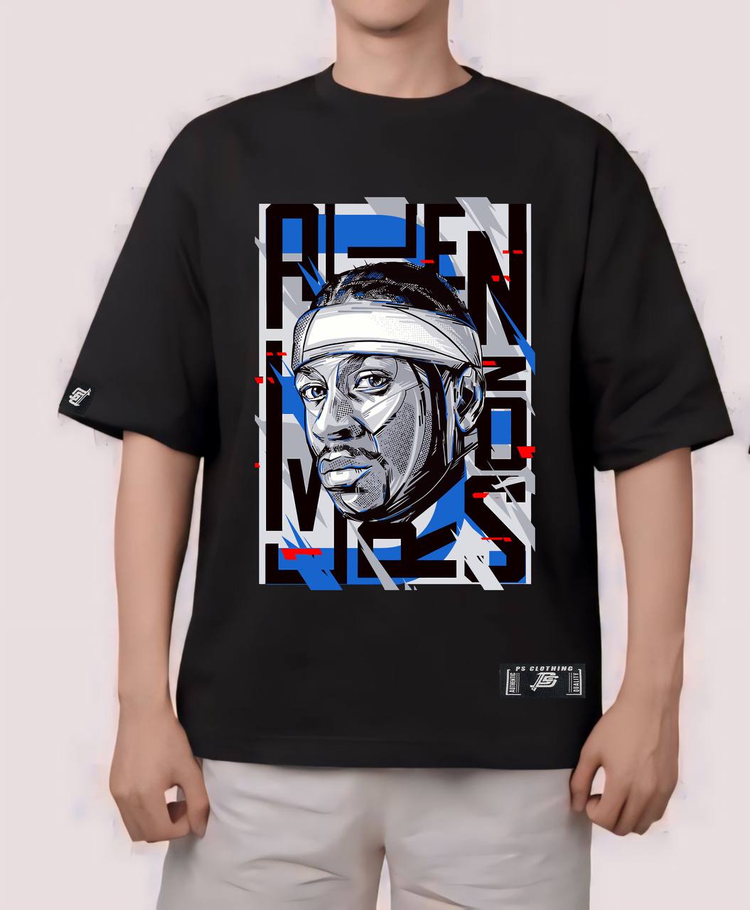 ALLEN IVERSON BOOTLEG OVERSIZE  PREMIUM SHIRT