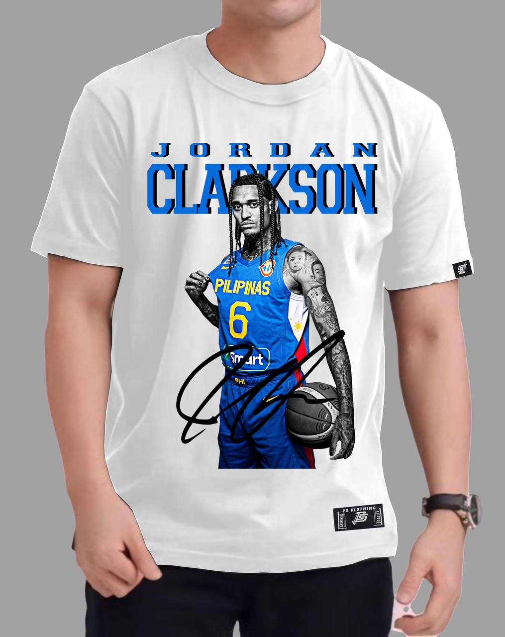 NBA JORDAN CLARKSON PILIPINAS ROUND NECK REGULAR FIT PREMIUM DESIGN