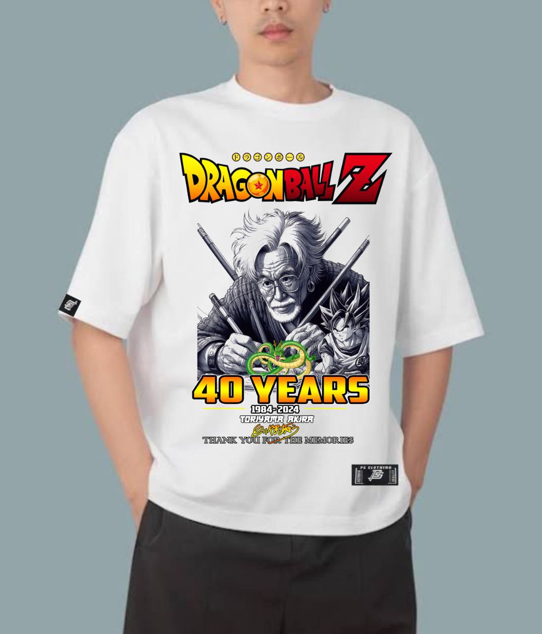 DRAGON BALL Z "AKIRA TORIYAMA" OVERSIZE PREMIUM SHIRT