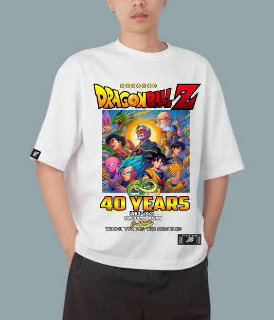 DRAGON BALL Z "40 YEARS" OVERSIZE PREMIUM SHIRT