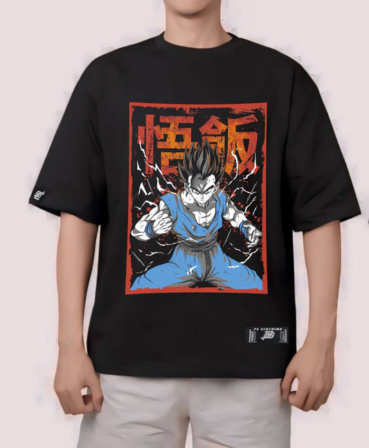 DRAGON BALL Z "ADULT GOHAN" OVERSIZE PREMIUM SHIRT