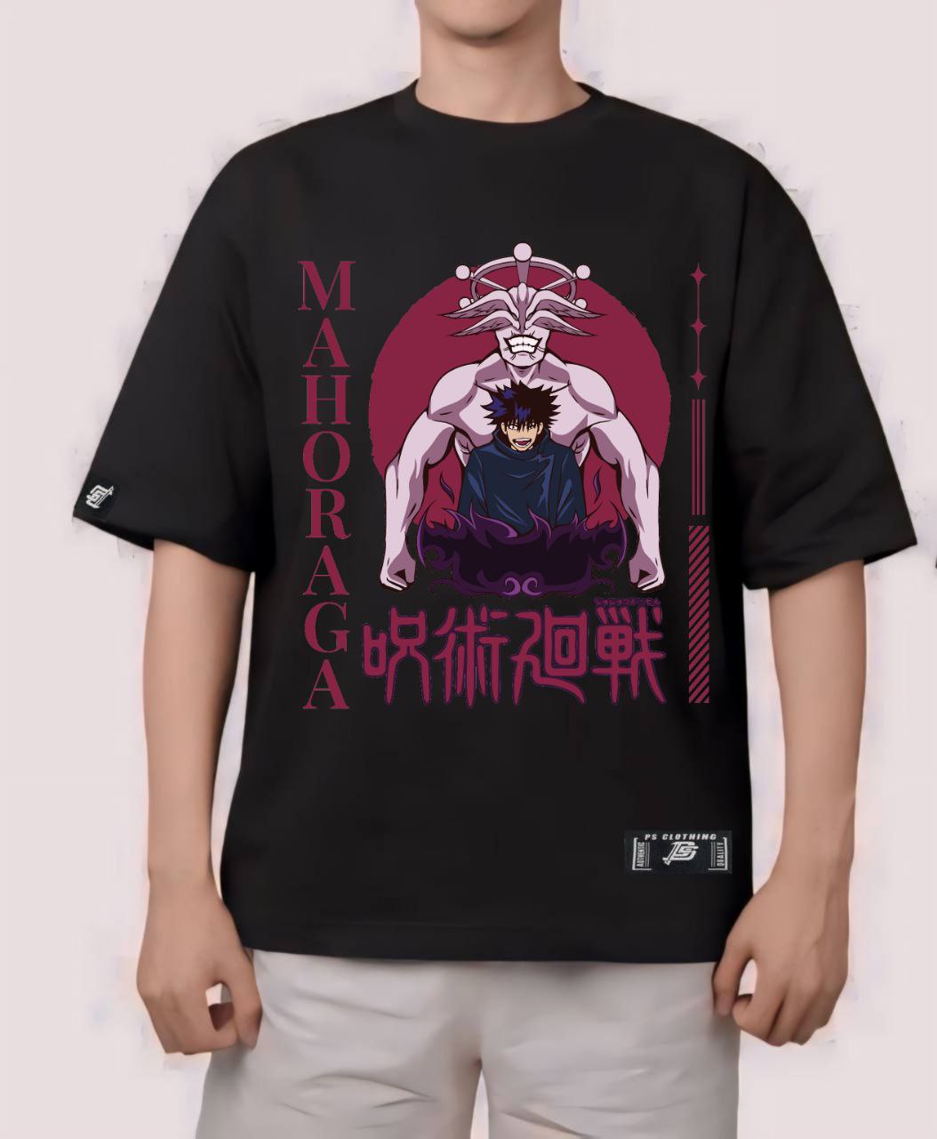 JUJUTSU KAISEN "DIVINE GENERAL MAHORAGA" OVERSIZE PREMIUM SHIRT