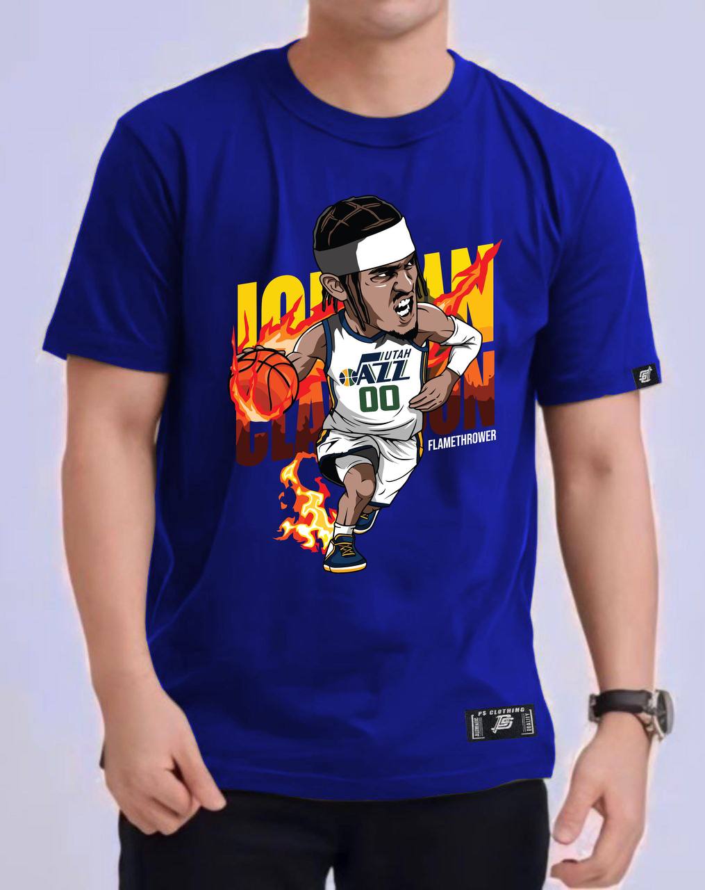 NBA ANIME "JORDAN CLARKSON" ROUND NECK REGULAR FIT PREMIUM DESIGN