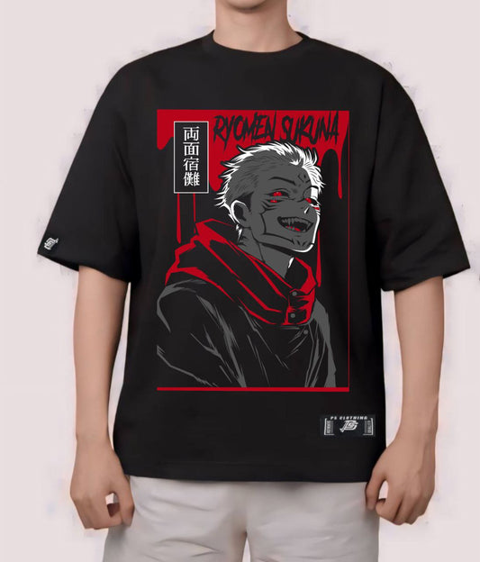 JUJUTSU KAISEN "RYOMEN SUKUNA" VERSION 3 OVERSIZE PREMIUM SHIRT